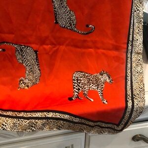 Womens animal print scarf